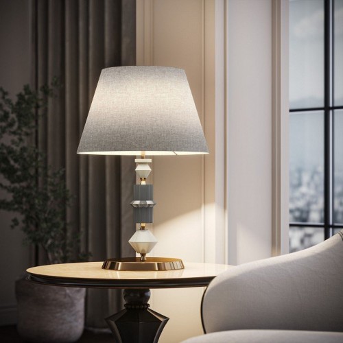 Настольная лампа декоративная Eurosvet Olaria 108012 латунь Настольная лампа декоративная Eurosvet Olaria 108012 латунь