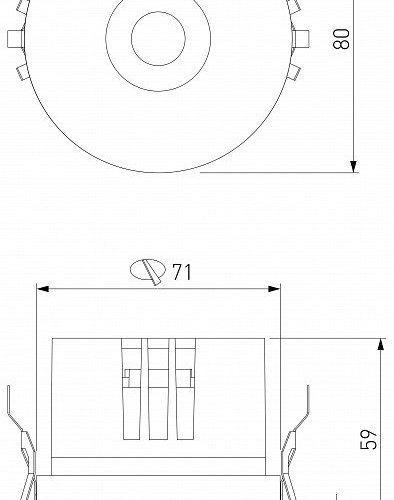 Встраиваемый светодиодный светильник Elektrostandard Bliss 25070/LED a069409