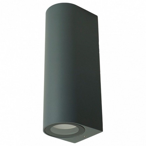 Светильник садово-парковый Feron DH024, на стену, 2*GU10 MR11 230V, черный