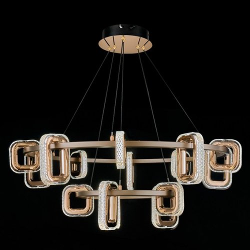 Подвесная люстра Theona LE7701/10+5 Grey/Gold