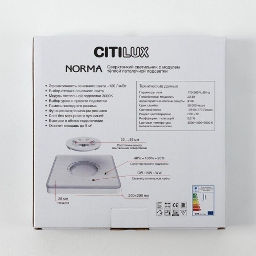 Накладной светильник Citilux Norma CL748K201