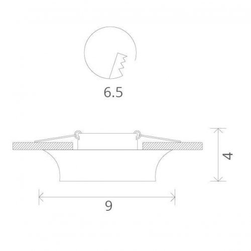 Точечный встраиваемый светильник Arte Lamp Cromo A1061PL-1CC