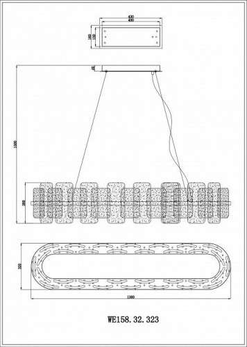 Подвесной светильник Wertmark Nelly WE158.32.323 Подвесной светильник Wertmark Nelly WE158.32.323