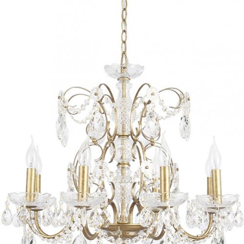 Подвесная люстра Crystal Lux Odelis SP8 Gold