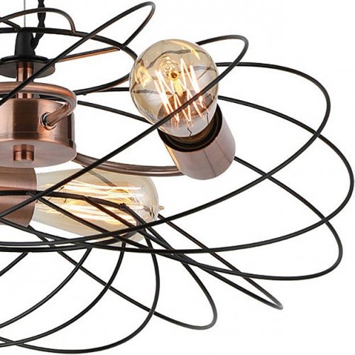 Подвесная люстра Lussole Loft Brooks LSP-8246 Подвесная люстра Lussole Loft Brooks LSP-8246