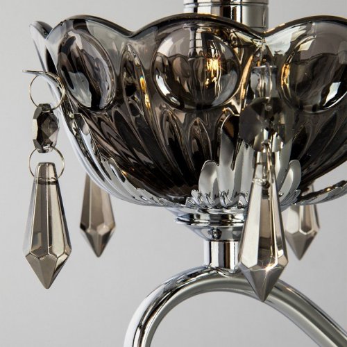Бра Eurosvet Teodore 10103/1 хром/дымчатый хрусталь Strotskis Бра Eurosvet Teodore 10103/1 хром/дымчатый хрусталь Strotskis