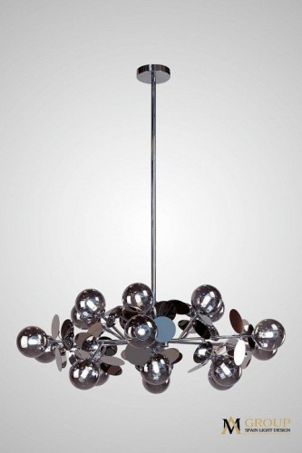Люстра на штанге AM-Group  AM392 SP18 CHROM