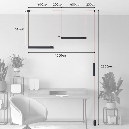 Трековая система в сборе Denkirs Belty SET DK55SET18-01-BR