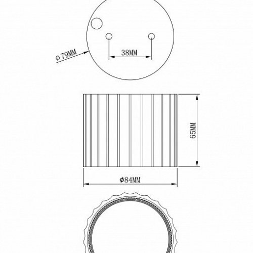 Накладной светильник Moderli V11883-1C Накладной светильник Moderli V11883-1C