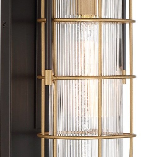 Настенный светильник уличный Rivamar QN-RIVAMAR-M-BLK-GD