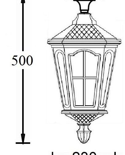 Потолочный светильник уличный Oasis Light ALBORG 79705A Bl