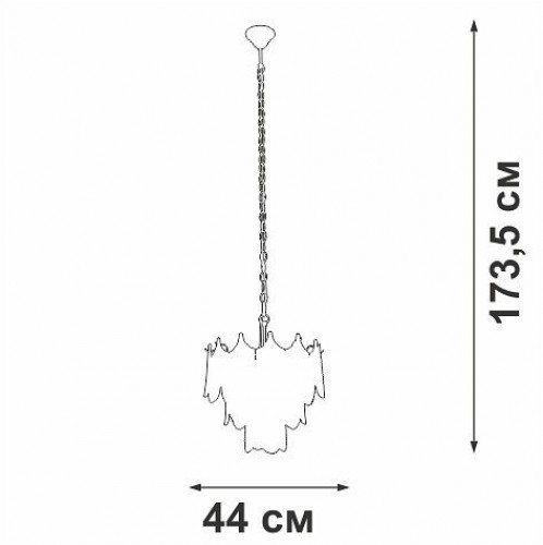 Подвесная люстра Vitaluce V58120-8/5