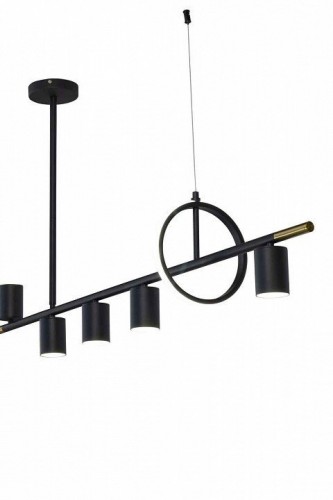 Люстра на штанге AM-Group  AM438 BK