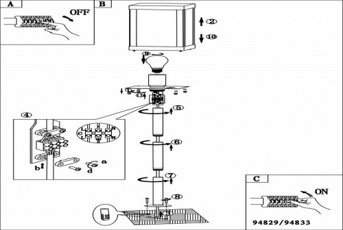 Уличный светильник Eglo Alamonte 1 94833