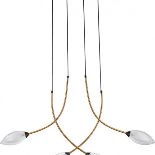 Подвесная люстра Indigo Fiore 13001/4P Black V000141