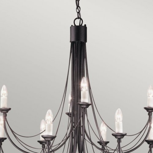 Подвесная люстра Carisbrooke CB12-BLACK Подвесная люстра Carisbrooke CB12-BLACK