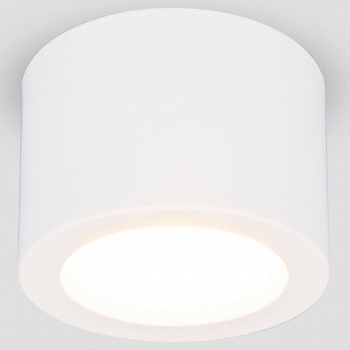 Потолочный светодиодный светильник Elektrostandard DLR026 6W 3000K белый матовый a063935