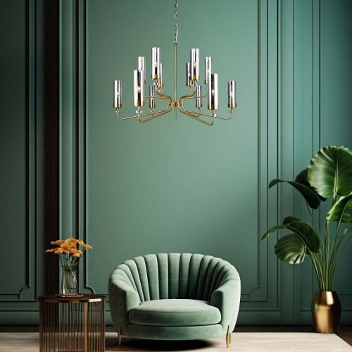 Подвесная люстра F-promo Shandar 4620-12P Подвесная люстра F-promo Shandar 4620-12P