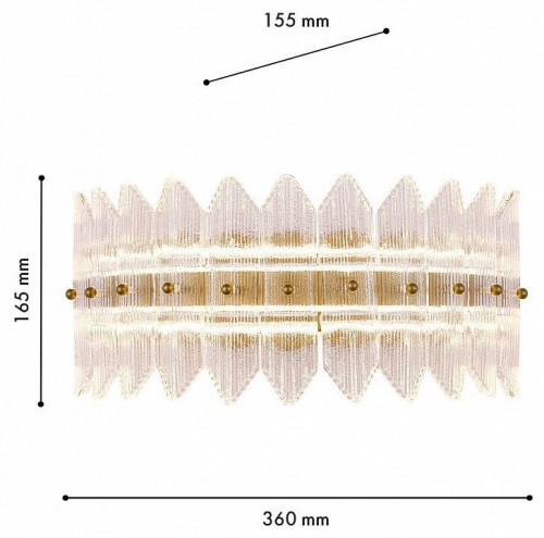 Накладной светильник Favourite Mirabella 4754-1W Накладной светильник Favourite Mirabella 4754-1W