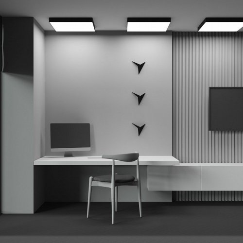 Потолочный светильник Maytoni Zon C032CL-90W3K-SQ-B