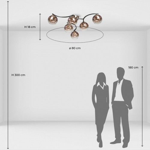 Потолочная люстра DeMarkt City Вита 220013306