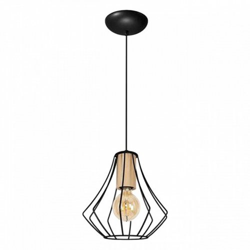 Подвесной светильник Imex MD.9050 MD.9050-1-P-BK+WOOD