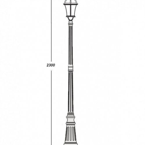 Наземный фонарь Oasis Light 95209S Bl