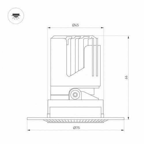 Точечный светильник Arlight ARADO 052389 Точечный светильник Arlight ARADO 052389