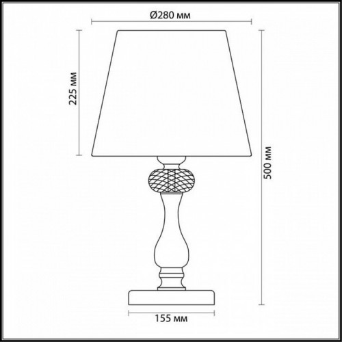 Настольная лампа Odeon Light Gaellori 3393/1T Настольная лампа Odeon Light Gaellori 3393/1T