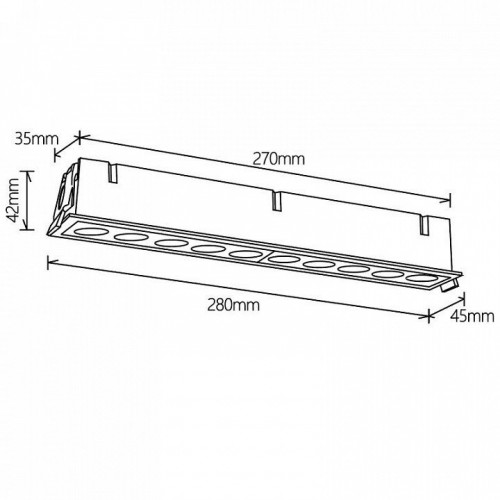 Встраиваемый светильник Mantra BLAU 9135 Встраиваемый светильник Mantra BLAU 9135