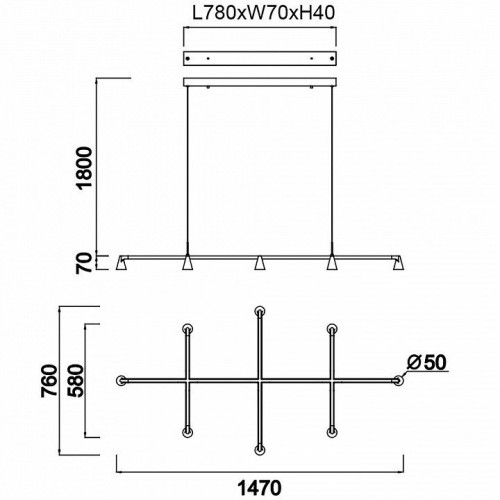 Подвесная люстра Mantra Africa 9408 Подвесная люстра Mantra Africa 9408
