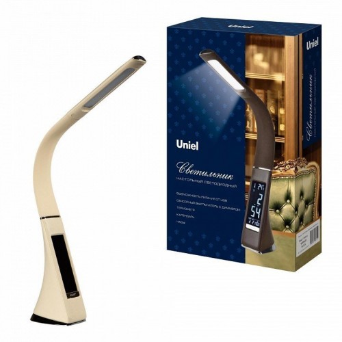 Настольная лампа (UL-00003303) Uniel TLD-542 Cream/LED/300Lm/5000K/Dimmer