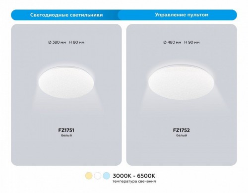 Потолочный светильник Ambrella light Orbital FZ1751