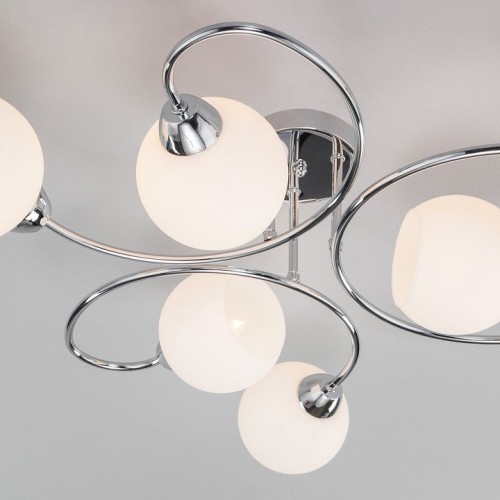 Потолочная люстра Eurosvet Tulia 30136/6 хром Потолочная люстра Eurosvet Tulia 30136/6 хром