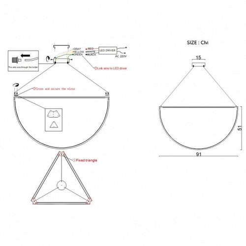 Подвесной светильник ImperiumLoft SOLANA LIGHT solana-light01