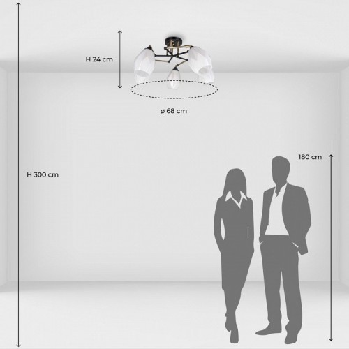 Потолочная люстра De Markt City Акцент 680012105