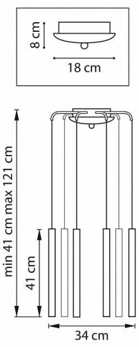 Подвесной светильник Lightstar Tubo L8T747237