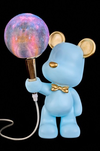 Настольная лампа LEON Ours LE4009/1T BL Настольная лампа LEON Ours LE4009/1T BL