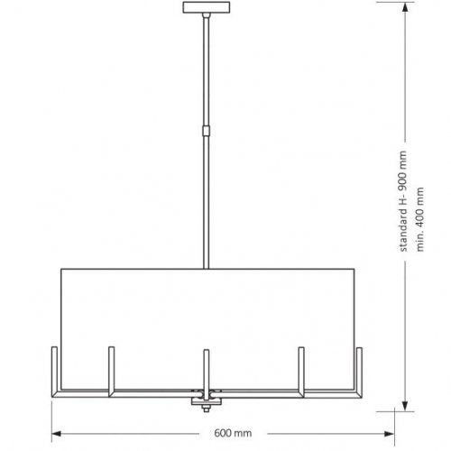 Потолочная люстра Kutek Nemi NEM-ZWD-5(Z)
