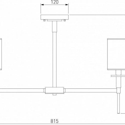 Люстра на штанге Eurosvet Brielle 60132/8 латунь Люстра на штанге Eurosvet Brielle 60132/8 латунь