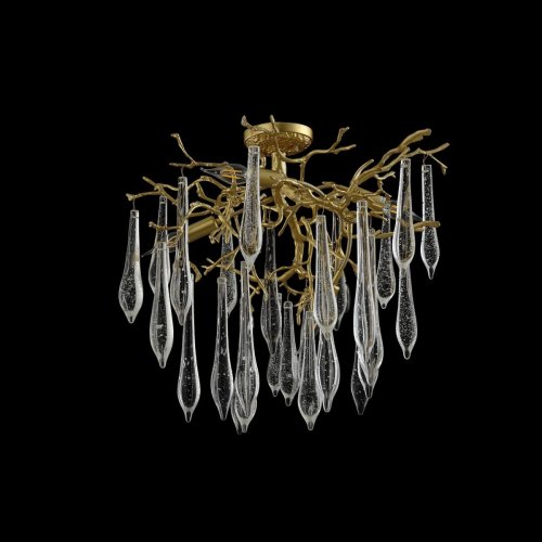 Потолочная люстра Crystal Lux Reina PL5 D600 Gold Pearl Потолочная люстра Crystal Lux Reina PL5 D600 Gold Pearl