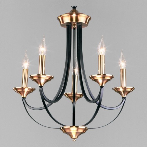 Подвесная люстра Eurosvet Lazzaro 60098/5 черный