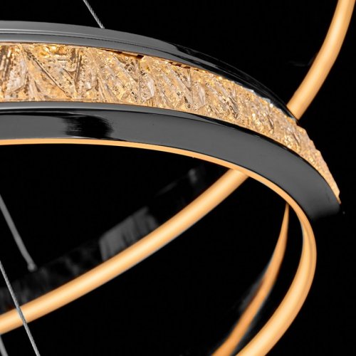 Подвесная люстра Aida LE7707/800-3K Black Chrome