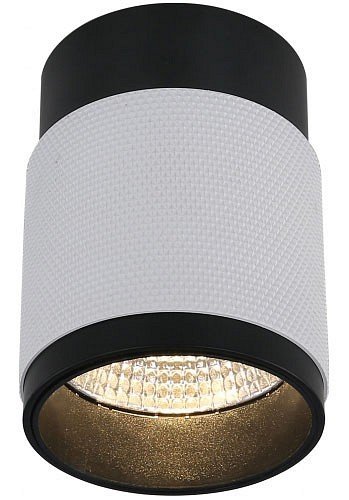 Накладной светильник iLedex Technical Delta 1955-10W-3000K-36 BK+WH