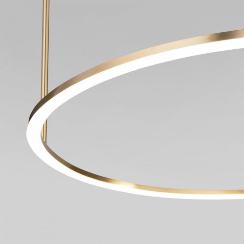 Подвесной светодиодный светильник Eurosvet Over 90322/1 латунь Подвесной светодиодный светильник Eurosvet Over 90322/1 латунь