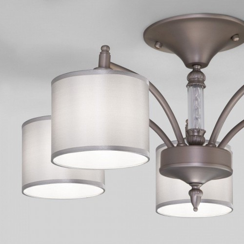 Потолочная люстра Eurosvet Adagio 60080/5 сатин-никель Потолочная люстра Eurosvet Adagio 60080/5 сатин-никель