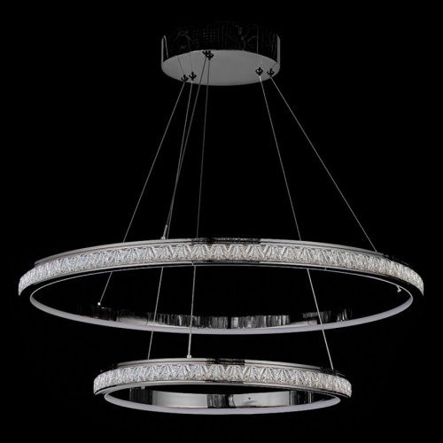 Подвесная люстра Aida LE7707/800-2K Black Chrome