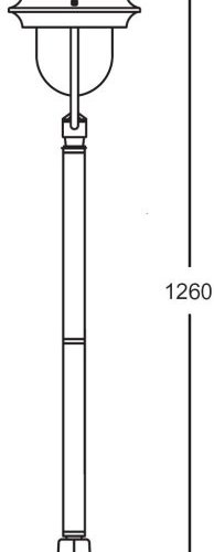 Наземный фонарь Oasis_Light MADRID 84306 Bl