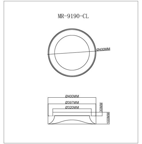 Потолочный светильник MyFar Diona MR9190-CL
