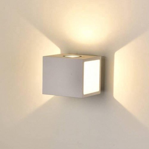 Уличный настенный светодиодный светильник DesignLed JY Kub LWA0100A-WH-WW 002796 Уличный настенный светодиодный светильник DesignLed JY Kub LWA0100A-WH-WW 002796